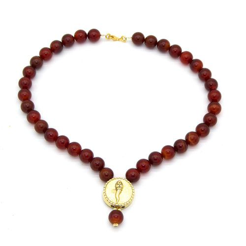 collana cornosangennaro con corniole