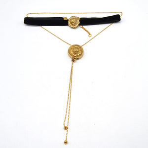 collana saliscendi leone