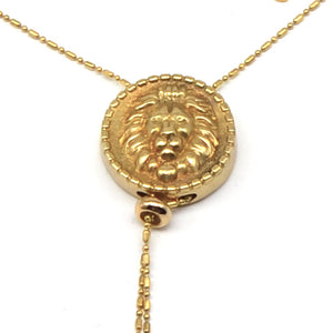 collana saliscendi leone