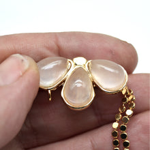 Carica l&#39;immagine nel visualizzatore di Gallery, earcuff con quarzo rosa