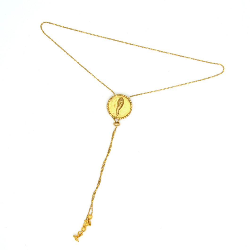 Collana saliscendi corno