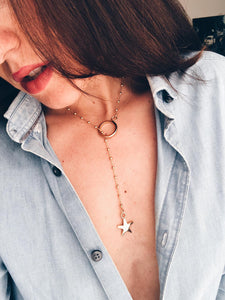 Collana saliscendi con ciondolo